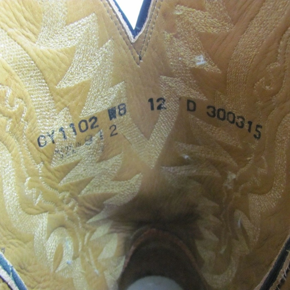 New LUCCHESE Ostrich Classic Garrett Boots 12 D - Picture 8 of 8